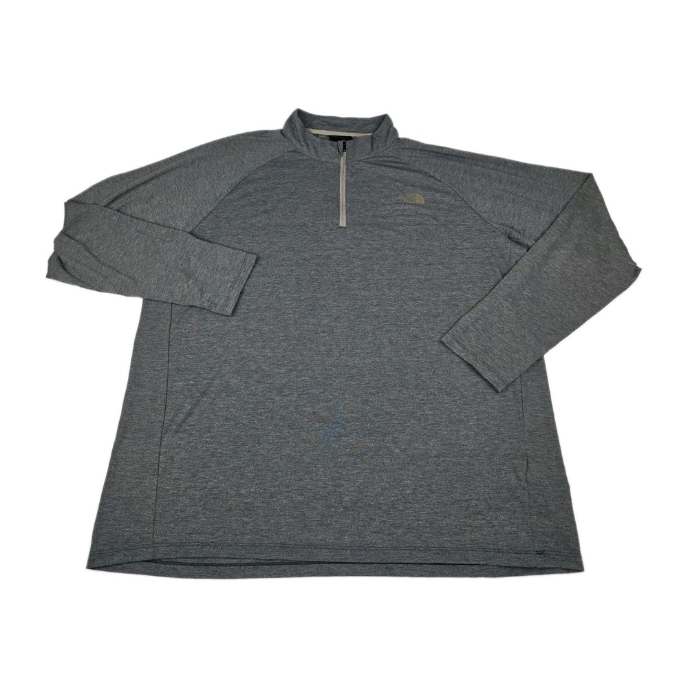 The North Face Mens XXL 1/4 Zip Pullover Shirt Grey Gorpcore Lightweight Mock